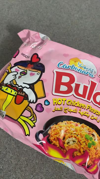 #buldak carbonara pink ramen 🍜