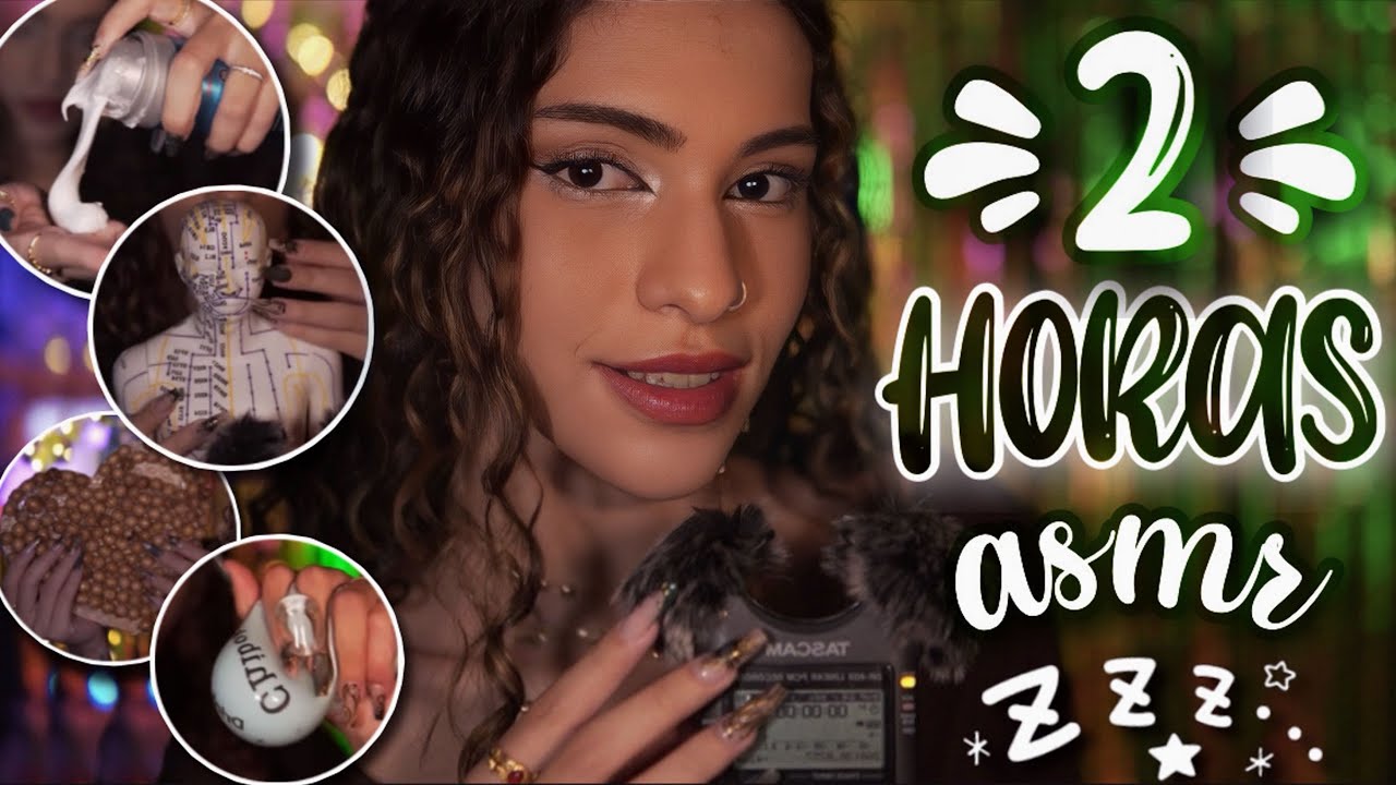 ASMR - 2 HORAS E MEIA COM 100% DE SENSIBILIDADE PARA TE AJUDAR A DORMIR PROFUNDAMENTE  💤
