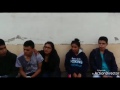 Mensaje de estudiantes de bachillerato grado 11 del Municipio de El Contadero Nariño