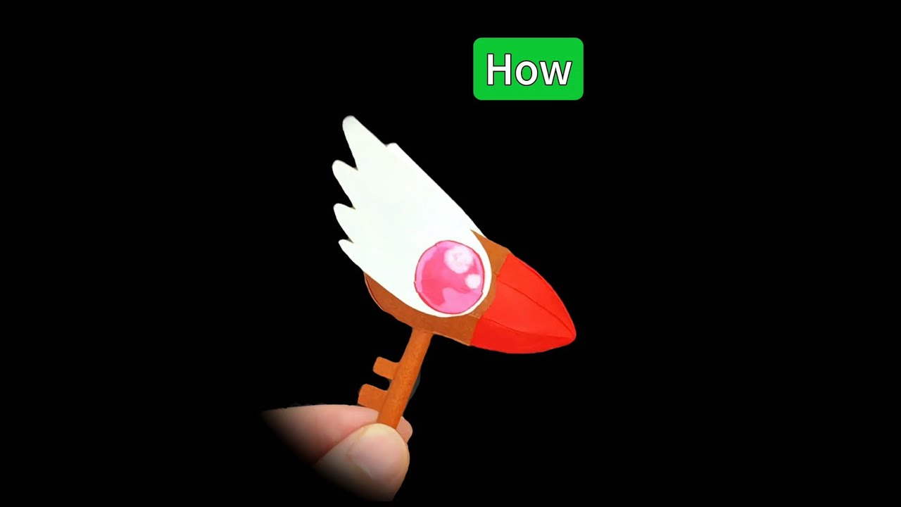 Tutorial ：Paper magic key of Cardcaptor Sakura