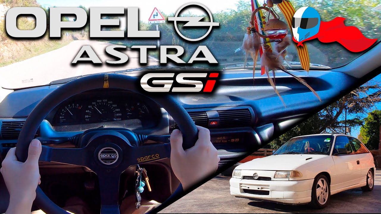 1992 Opel Astra F GSI 8v (84kW) POV 4K [Test Drive Hero] #3 ACCELERATION ELASTICITY & DYNAMIC