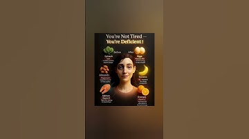 Always Tired? 😴 You’re Not Lazy, You’re Deficient! | #HealthTips #NutritionGuide #Shorts