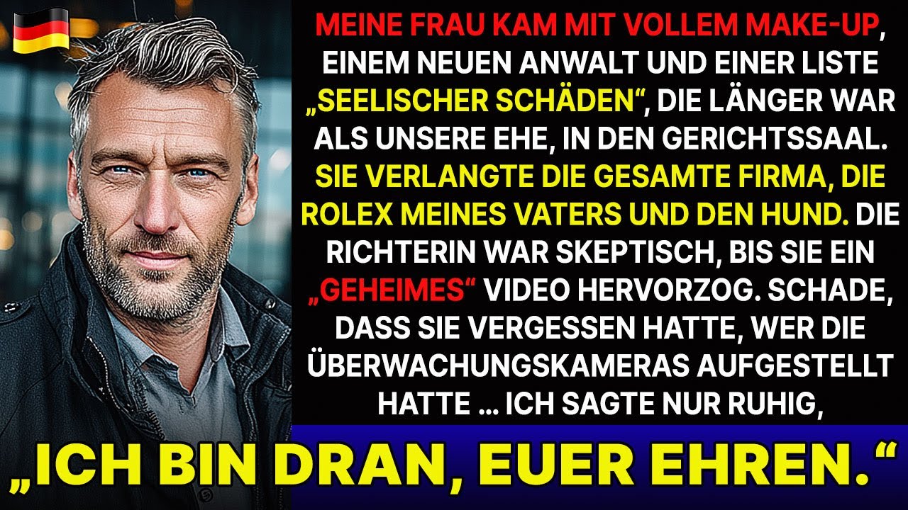 Meine Frau brachte falsche Beweise vor Gericht – dann zeige ich das Video...