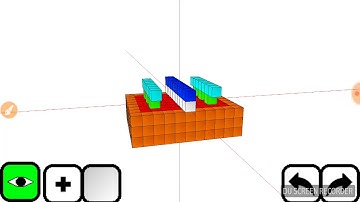 3D cross sectional view of a mosfet (NMOS)