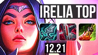 IRELIA vs DARIUS (TOP) | 10 solo kills, 13/2/5, 600  games, Godlike | EUW Diamond | 12.21