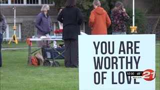 Suicide Prevention month candlelight vigil