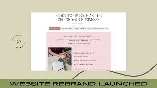 Web Design for an Operations Consultant | Cutting Edge Ops - Danielle McGinnis