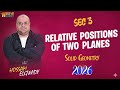 Relative Positions Of Two Planes In Space تالته ثانوي Sec3 2026