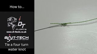 How to tie a Four (4) turn water knot