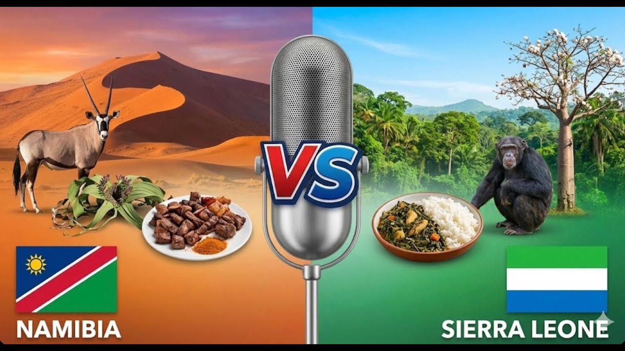 Namibia vs Sierra Leone: The Desert Dunes vs The Tropical Jungle