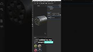 How to Save a smart material in Substance painter #tutorial #shorts