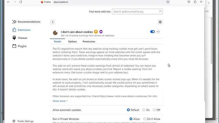 Hide Accept Cookies Pop-up in Google Chrome & Mozilla Firefox