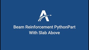 06. Beam with Slab Above | Beam Reinforcement Python Parts in ALLPLAN