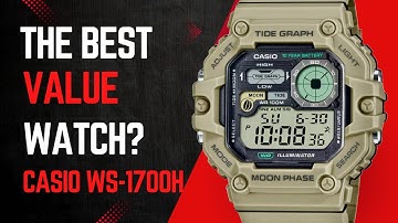 Casio WS-1700H — Best Cheap Watch for Water Sports?