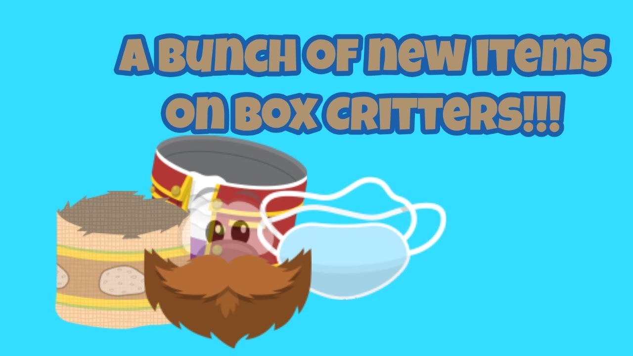 A BUNCH OF NEW ITEMS ON BOX CRITTERS!!!