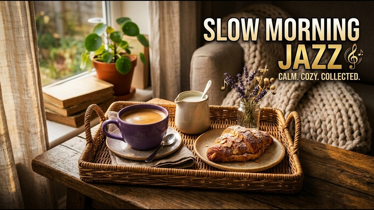 Slow Morning Jazz ☕ Cozy Cafe Bossa Nova & Smooth Piano Music for Calm Good Mood - YouTube