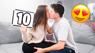 Testing The 10 HOTTEST KISSES On My WIFE!