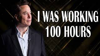 SCARY WORK ETHIC  Elon Musk Motivational Video