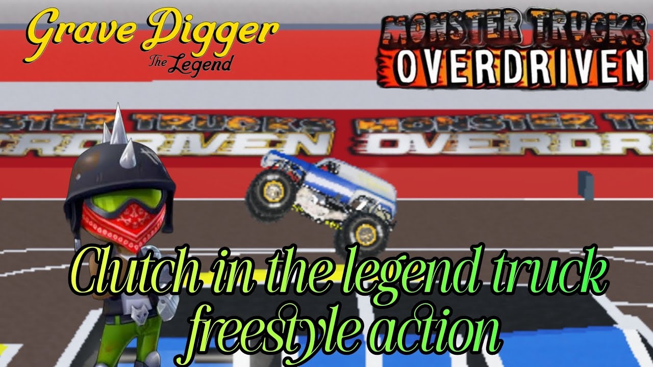 Clutch Driver of Grave digger the legend Monster truck Overdriven Freestyle 