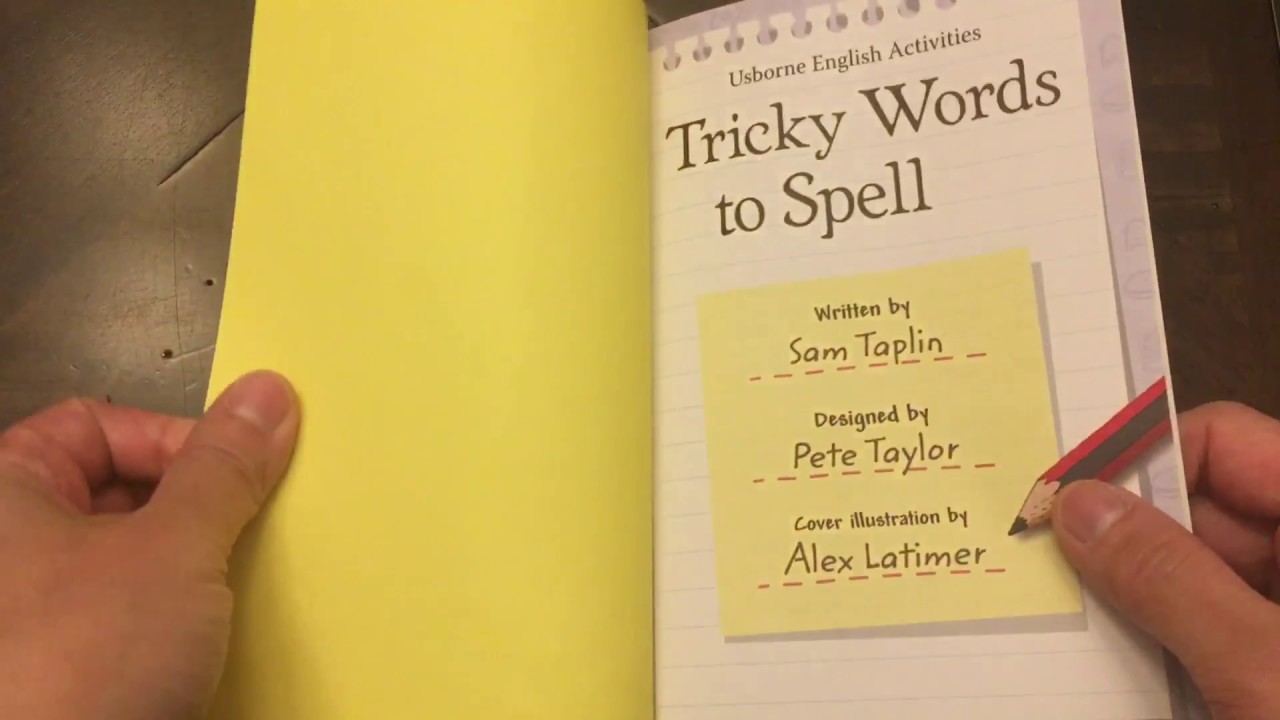 Tricky Words to Spell and Grammar and Punctuation Usborne