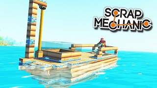 ПЛЫВУ по ВОДЕ на ХАЛЯВНОЙ ТЯГЕ в 0.5.0 | SCRAP MECHANIC