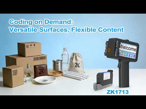 CHIKYTECH ZK1713 Portable TIJ Handheld Inkjet Printer 12.7mm | 360g Mini Coding Machine Review