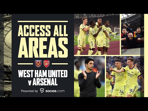 ACCESS ALL AREAS | West Ham vs Arsenal (1-2) | Unseen footage, goals, celebrations and more