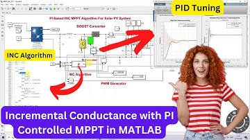 MPPT | Incremental Conductance with PI Controlled MPPT in MATLAB