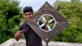 Fan Kite செய்வது எப்படி | How To Make 'Fan Kite | Fan Kite Making | Mr.Suncity...