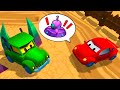 Car Eats Car 3D - БИТЛИ спасает ГАТОРА от НЛО! Что задумали Пришельцы и как помощь хищным машинам?