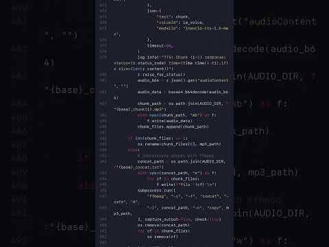 Free Open Source Text to Speech Python Code Walk Through / Code Explanation