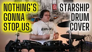 Nothing's gonna stop us | Starship | Drum cover by Marcos Alonso Resimi