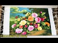 25 Beautiful Wild Roses in an Embroidery Picture - Hand Embroidery Flowers