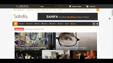 How to setup Sahifa theme into your wordpress