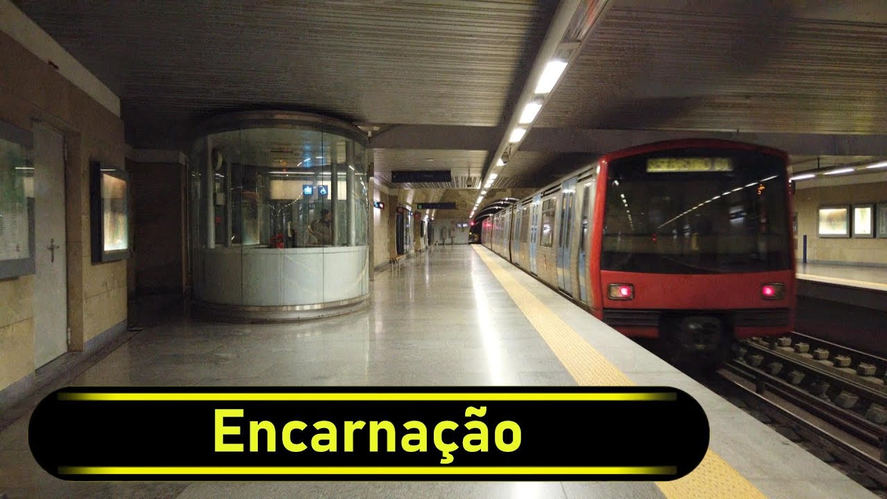 Metro Station Encarnação - Lisbon 🇵🇹 - Walkthrough 🚶