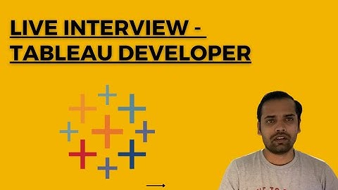 LIVE INTRVIEW FOR TABLEAU DEVELOPER