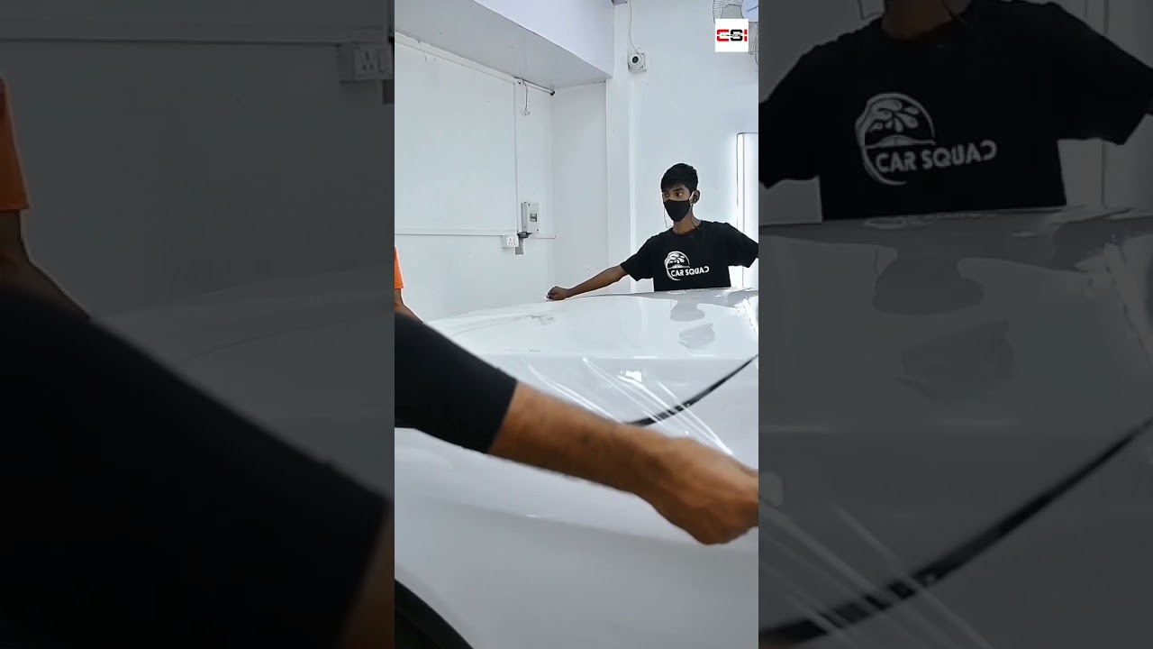 Self healing PPF installation done on Mercedes GLE @ CAR SQUAD INDIA