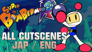 Super Bomberman R - All Cutscenes (JAP / ENG) - Story Mode Full Movie HD 1080p