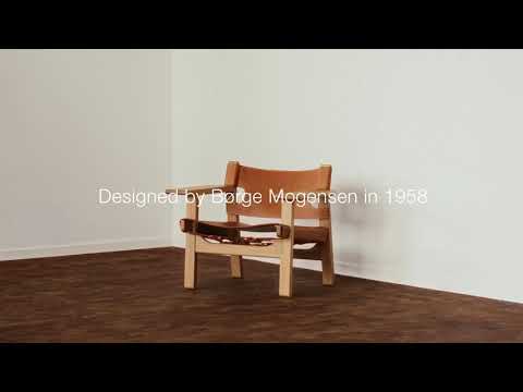 The Spanish Chair by Børge Mogensen | Fredericia Furniture - YouTube