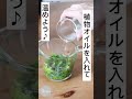 【３０秒でわかる！】よもぎオイルの作り方♡#shorts