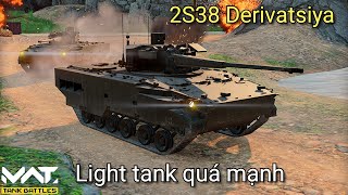[COMMENTARY] MWT Tank Battles | Review of the best 2S38 Derivatsiya light tank