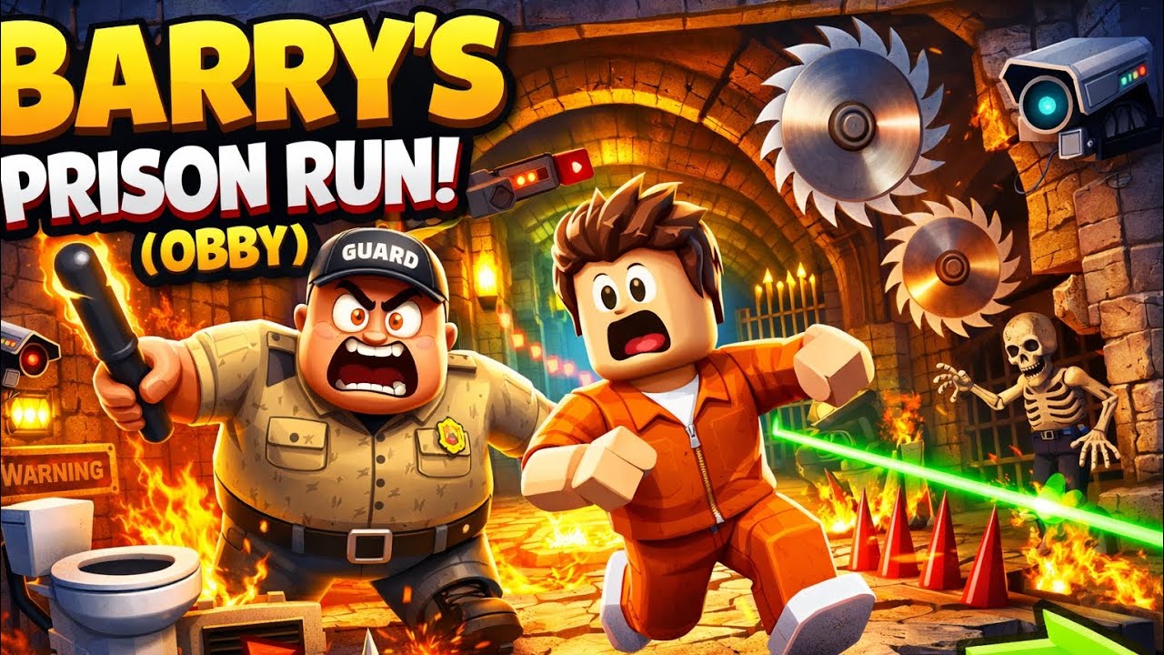 🚨BARRY'S PRISON RUN! | Roblox’s Most Dangerous Prison Escape EVER! 😨🔥
