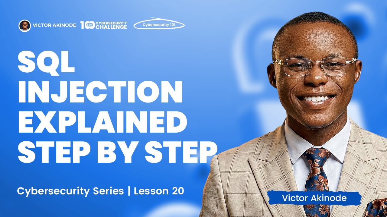 LESSON 20: SQL Injection Explained Step by Step - YouTube