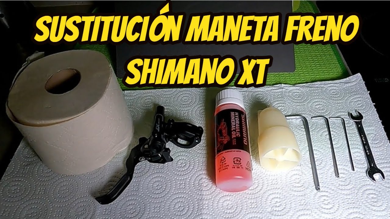 Sustitución Maneta Freno Shimano XT