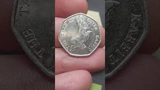 THE TALE OF PETER RABBIT 50P COIN