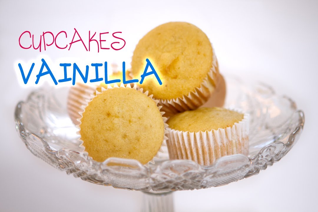 Receta de Cupcakes de Vainilla - YouTube
