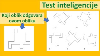 Test inteligencije 9 - pronađi pravi oblik