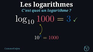 C'est quoi un logarithme ? (l'inverse des puissances)