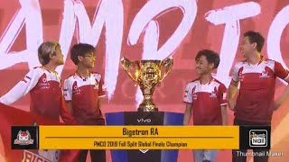 Bigetron Lifts trophy for PMCO fall split 2019 | Massive #Respect