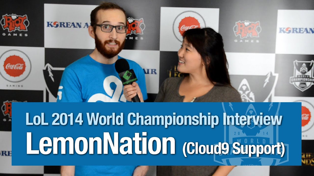 LoL 2014 World Championship Interview - LemonNation (C9 Support)